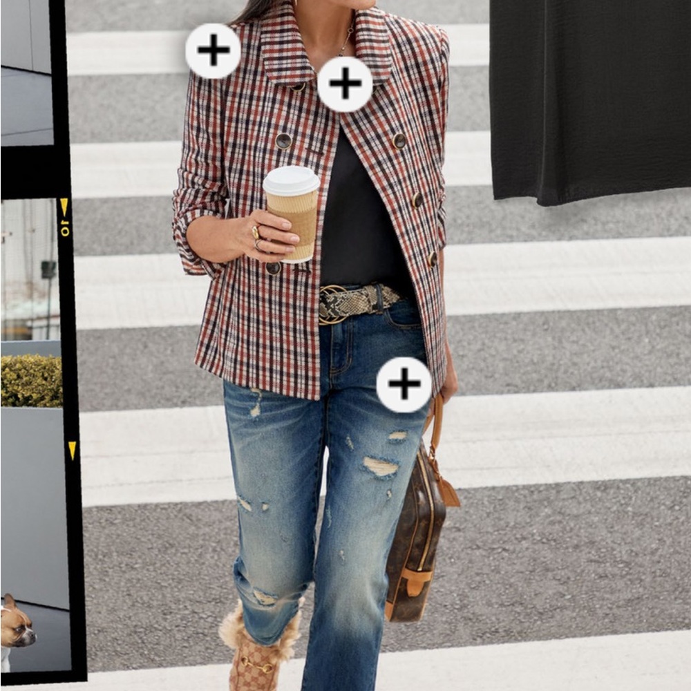 CAbi Plaid JACKET - Picture 3 of 8